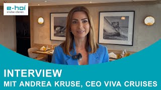 VIVA Cruises Andrea Kruse über die Vorteile von Flusskreuzfahrten und All Inclusive Urlaub 2024 [upl. by Jule102]