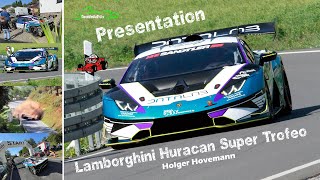 Lamborghini Huracan  Holger Hovemann  Bergrennen Eichenbühl 2024  Crash Unfall Presentation Demo [upl. by Tandi]