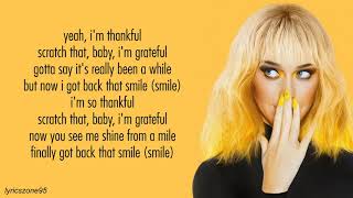 Katy Perry  Smile Lyrics [upl. by Nyleuqcaj]