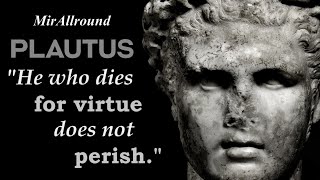 Plautus Quotes Ancient Roman Playwright  Romes Greatest Comic Playwright [upl. by Lacie566]