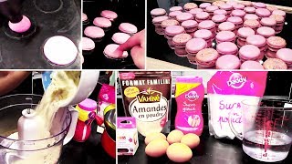 Recette de macarons pour la Saint Valentin [upl. by Nnek]