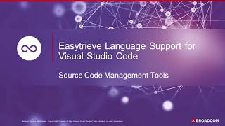 Easytrieve Visual Studio Code Extension Source Code Management Tools [upl. by Longley581]