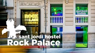 Rock palace  The coolest hostel in Barcelona  Spain vlog [upl. by Gauthier]