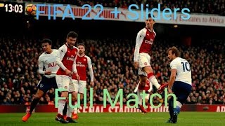 FIFA 22  Full Match  Partido completo Full manual  Sliders Arsenal vs Tottenham [upl. by Lednik]