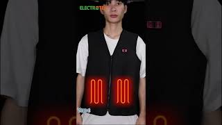 Waterproof fabric heated vest electrotec vest heatedvest heatedapparel [upl. by Elvis]