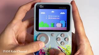 Unboxing Game Boy G5  500 Classic Games Retro gameplay games gameboy supermario pacman asmr [upl. by Madelina]