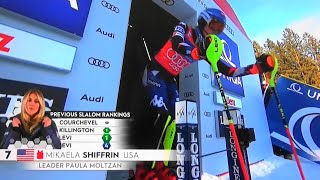 Mikaela Shiffrin  Slalom  Lienz  RUN 1  2023 [upl. by Stanway]