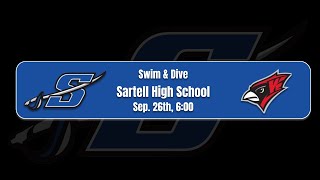 Swim amp Dive Sartell vs Willmar Sep 26 2024 [upl. by Tsepmet]