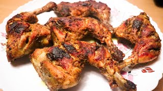 চুলায় তৈরি তান্দুরি চিকেন রেসিপি। tandoori chicken recipe। how to make tandoori chicken without oven [upl. by Repip]