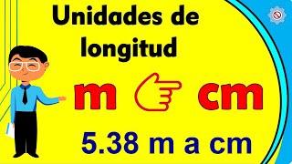 Convertir METROS a CENTÍMETROS m a cm Ejemplo 2 💥 [upl. by Fabe]