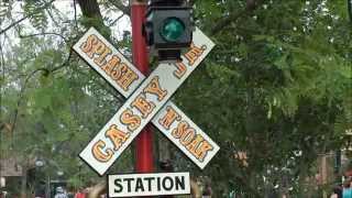 Casey Jr Splash N Soak Station Magic Kingdom Walt Disney World [upl. by Osnofledi]