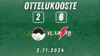 UU  Laser HT Ottelukooste 2112024 [upl. by Nnalyrehc439]