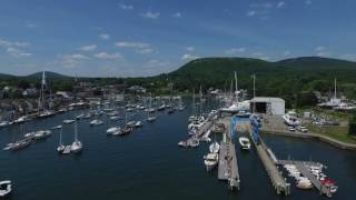 Drone of Camden and Rockland Harbor [upl. by Vonnie794]