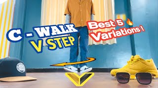 C walk V step variations Tutorial cwalk cwalktutorial [upl. by Nifled]