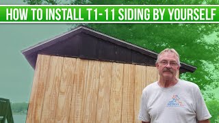 How To Install T111 Siding By Yourself [upl. by Gretal]