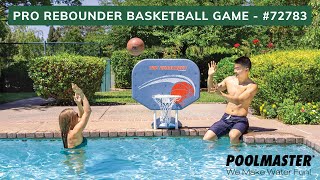 Pro Rebounder Poolside Basketball Game [upl. by Sara]