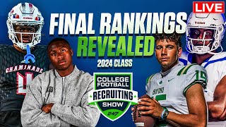 College Football Recruiting Show FINAL 2024 Player Rankings  Vols Land 5⭐️  Ohio State WINS BIG 🚨 [upl. by Shanney756]