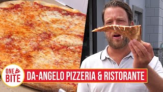 Barstool Pizza Review  daAngelo Pizzeria amp Ristorante Albertson NY [upl. by Idnac]