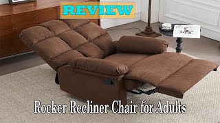 Rocker Recliner Chair for Adults Review  Watch Before You Buy [upl. by Attenal]