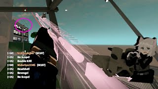 SWEATY 120 FOV ANIMU M107 gameplay phantom forces [upl. by Weathers]