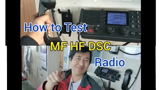 How to Test MF HF DSC Radio [upl. by Stew]