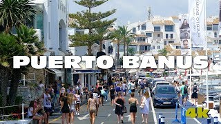 PUERTO BANUS  Marbella  Málaga España 4k [upl. by Akcemat]