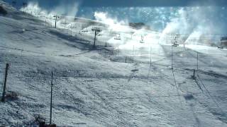 Enneigeurs York aux Menuires images webcam du 07112012 [upl. by Tobin]