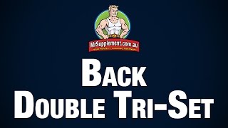 Back Double TriSet Workout [upl. by Leitao]