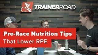 PreRace Nutrition Tips That Lower RPE  Ask a Cycling Coach Podcast 141 [upl. by Nivlen]