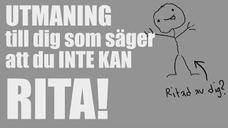 Utmaning till dig som saÌˆger att du inte kan rita [upl. by Yllet]