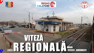 Fetesti  Bucuresti M800  Calatorie in detaliu cu trenul Regio de la Constanta [upl. by Eevets]