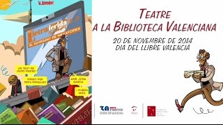 TEATRE en la Biblioteca Valenciana El SrLletraferida 20 [upl. by Yancy]