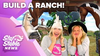 Build a ranch SAVE A FOAL 😍❤️️ Star Stable News [upl. by Asilav]