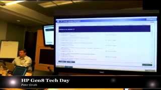 HP Smart Update Manager Capabilities for Gen8 Peter Groth  HP Tech Day [upl. by Acirema584]