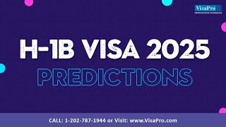 H1B Cap 2025 Prediction What Are Your Chances of Winning H1B Lottery [upl. by Oiramal761]