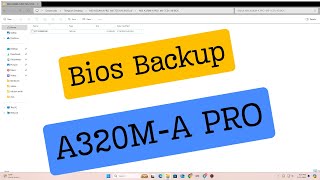 Bios  Bios Main MSI  Bios And Ec Bin File  A320MA PRO MS7C51 Free Dowload [upl. by Schroer]