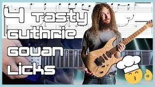 Guthrie Govan Guitar Licks Lesson Awesome amp Melodic Licks To Impress [upl. by Celeski]