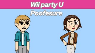 Poofesure animation Wii party U  Mad hatters [upl. by Atikin222]