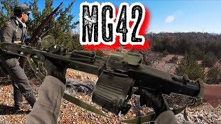 WW2 Airsoft Battle German MG42 Crew Dominates from Cliff Tops Destroys Enemy Team  Part 1 [upl. by Melnick]