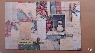 merrymonday Collage Cover for Christmas Journal [upl. by Ysdnyl]