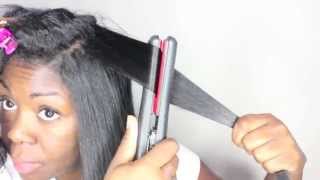 11 tips How to get the BEST  flat ironing  results relaxed or natural hair [upl. by Ayoj]