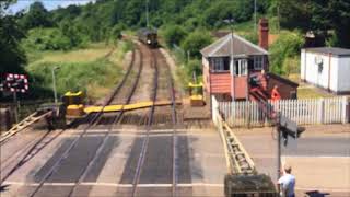 Crediton Level Crossing Devon 26062018 [upl. by Niran]