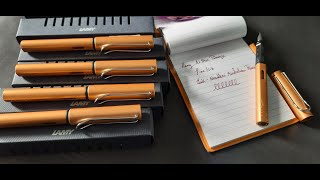 Lamy Al Star Fountain Pen Bronze [upl. by Vitalis]