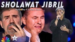 Golden Buzzer 2024  Tattooed Participants Sing the Sholawat jibril Song all the Judges are very sad [upl. by Oswin540]