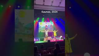 Koncertas Kaune 🎶 kaunas lithuania vaikams ajajai kidsshow concert [upl. by Merell235]