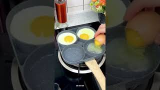 4 Cup Non Stick Egg Frying Pan  Kitchen Gadgets shorts [upl. by February]