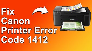 How To Fix Canon Error Code 1412  Meaning Causes amp Solutions Best Solution [upl. by Ssac]