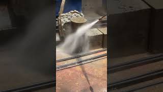 TEXTURING WITH WATERJET CLEANER [upl. by Biegel]