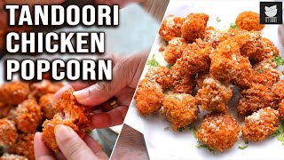 KFC Style Popcorn Chicken  Tandoori Chicken Popcorn  Homemade Crispy Popcorn Chicken  Get Curried [upl. by Ttimme804]