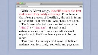 Jacques Lacans Mirror Stage  Complete Study in Malayalam [upl. by Eetnwahs]